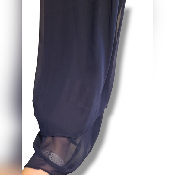 SLNY Chiffon Halter Dress NWT 6P - Picture 9 of 11